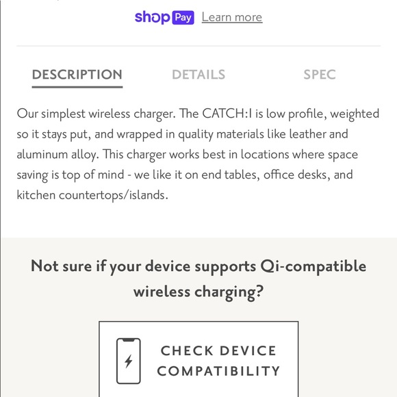 Courant Catch 1 Wireless Charger (White) - Picture 7 of 10